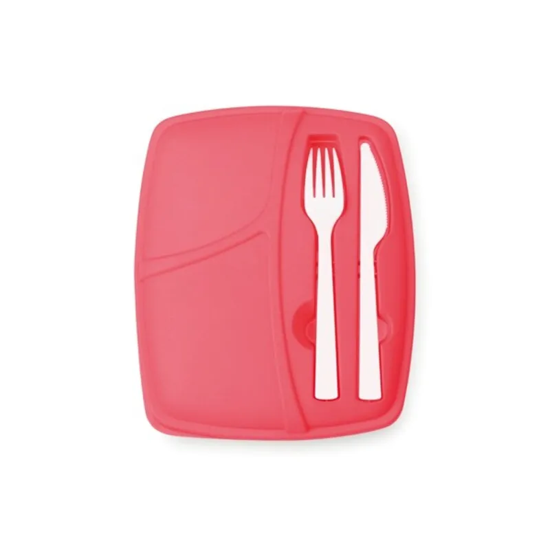 Compartment Lunchbox with Cutlery 144293 (800 ml) | Дом и сад