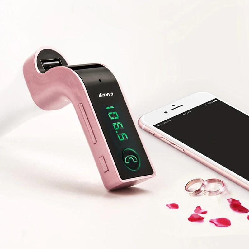 

Bluetooth 5,0 FM-передатчик G7 Автомобильный MP3 Bluetooth плеер Зарядное устройство USB беспроводной громкой связи аудио приемник автомобильный mp3-плеер