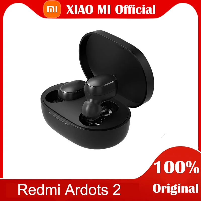 

Xiaomi Redmi AirDots 2 TWS BT 5.0 Noise Reduction With Mic AI Control True Wireless Headset Earbuds Basic 2 In-Ear Headphones