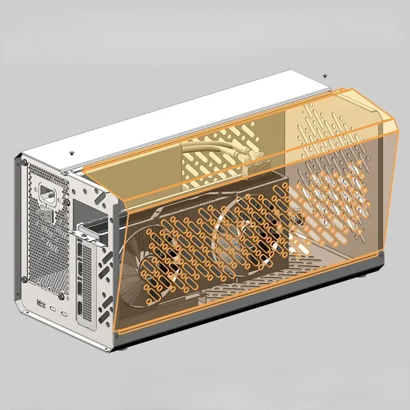 Кабель Thunderbolt-3 4 USB4 External Graphics Card GPU Dock PCI-E 4.0 TH3P4G3 OCuP4v2 Metal Frame Case SFX27CM ATX37CM