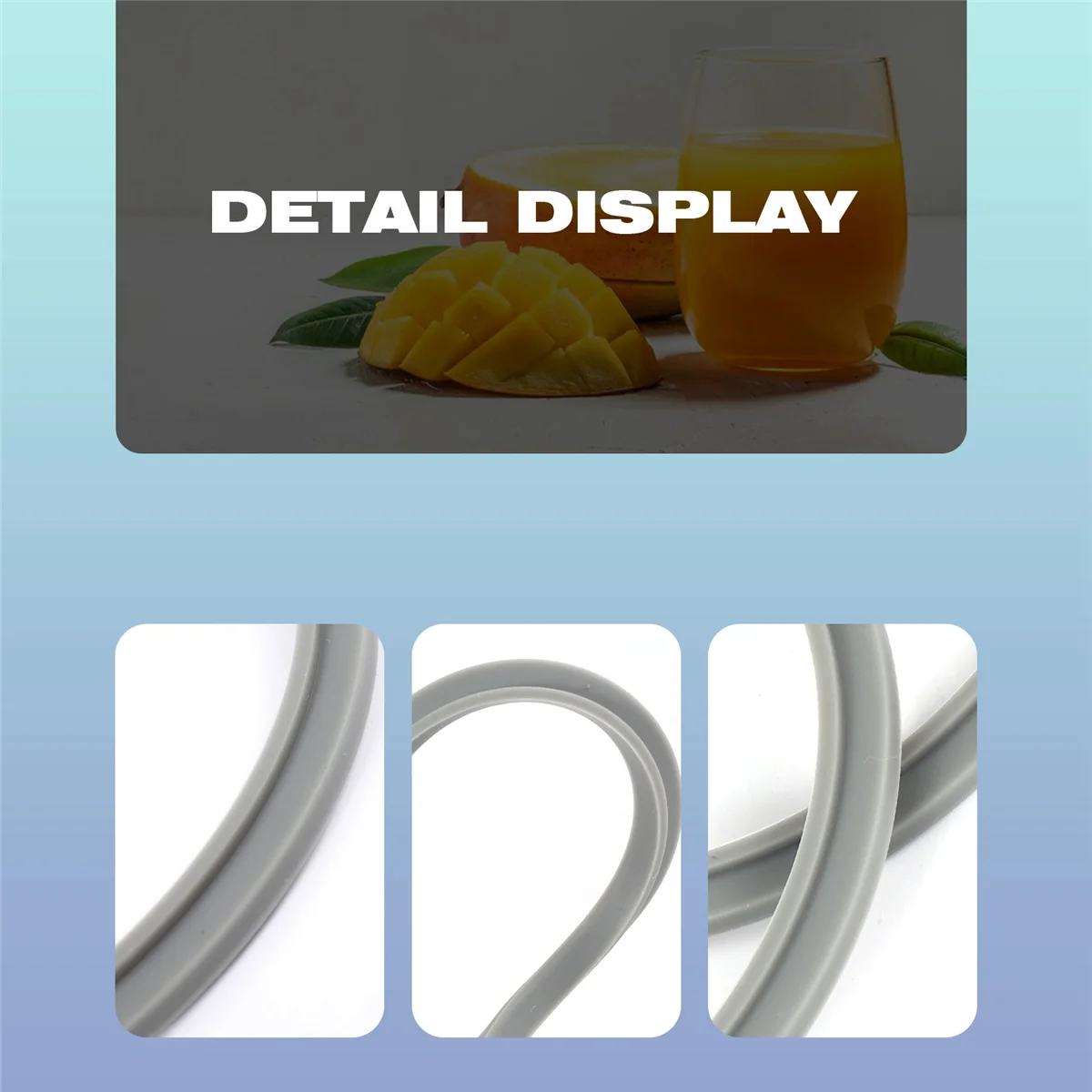 Запасная прокладка с губой для блендера Nutribullet 2 скоростных