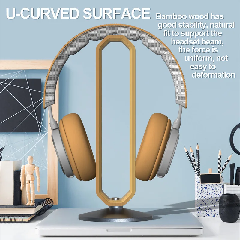 Универсальная деревянная подставка для наушников