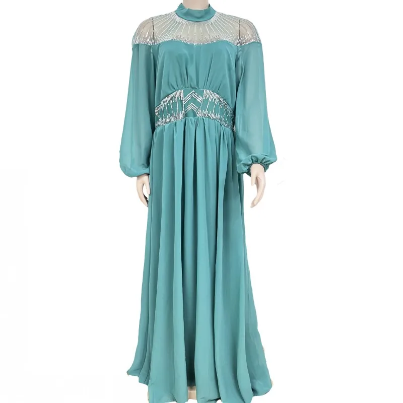 

Robes African Maxi Dress Women Full Sleeve High Waist Africa Kanga Clothing Fashion New Patchwork Elegant African Party Dresses