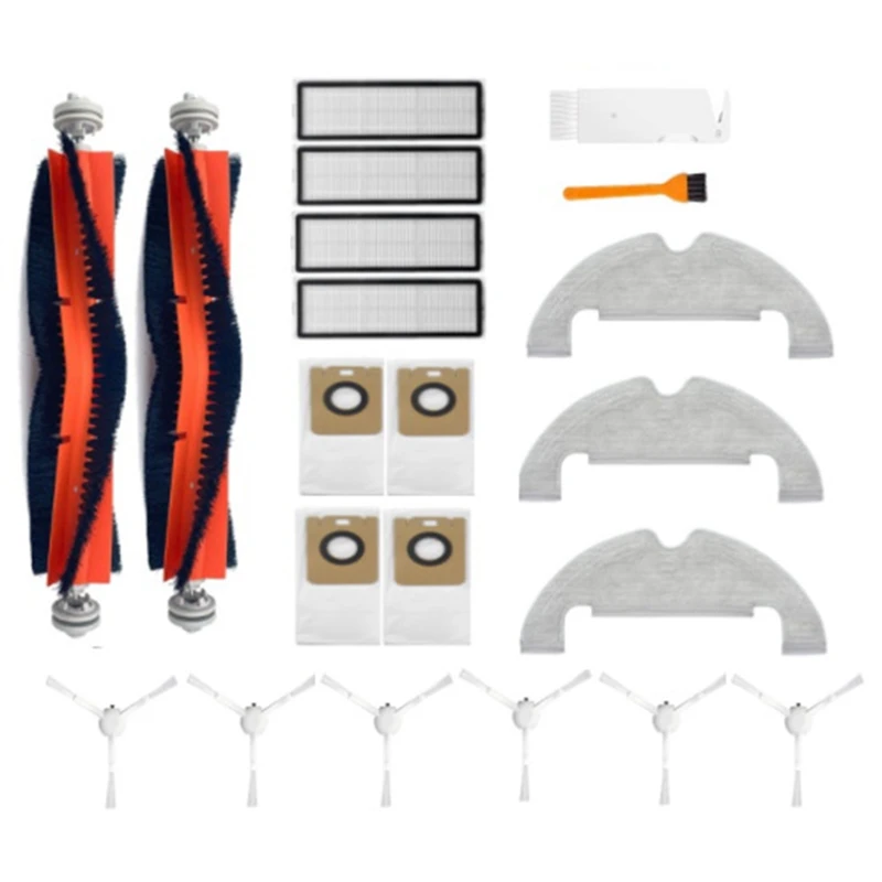 

Запасные части для Dreame Bot Z10 Pro L10 Plus, боковая щетка, фильтр, пылесборник, Швабра, ткань, основная щетка, детали