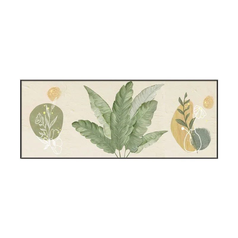 

Абстрактная картина на холсте "Скандинавский зеленый лист"