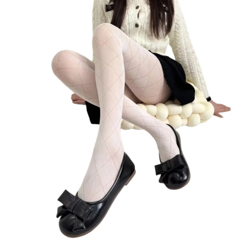 SZL женские эстетические ажурные сетчатые колготки элегантные жаккардовые в