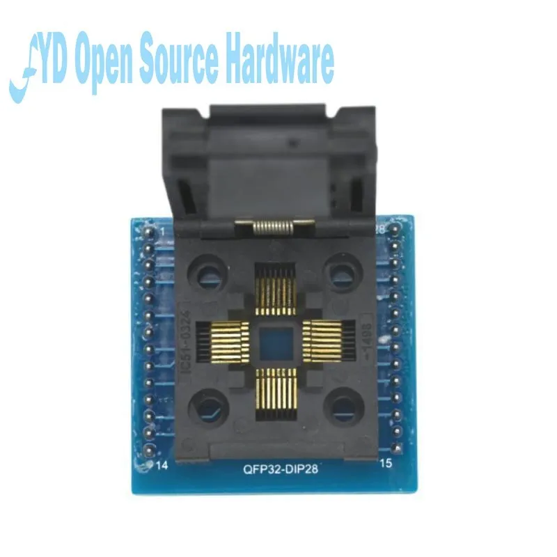 TQFP32 к DIP28 адаптер разъем LQFP32 тестирование сиденья Поддержка ATMEGA серии Плюс Программатор