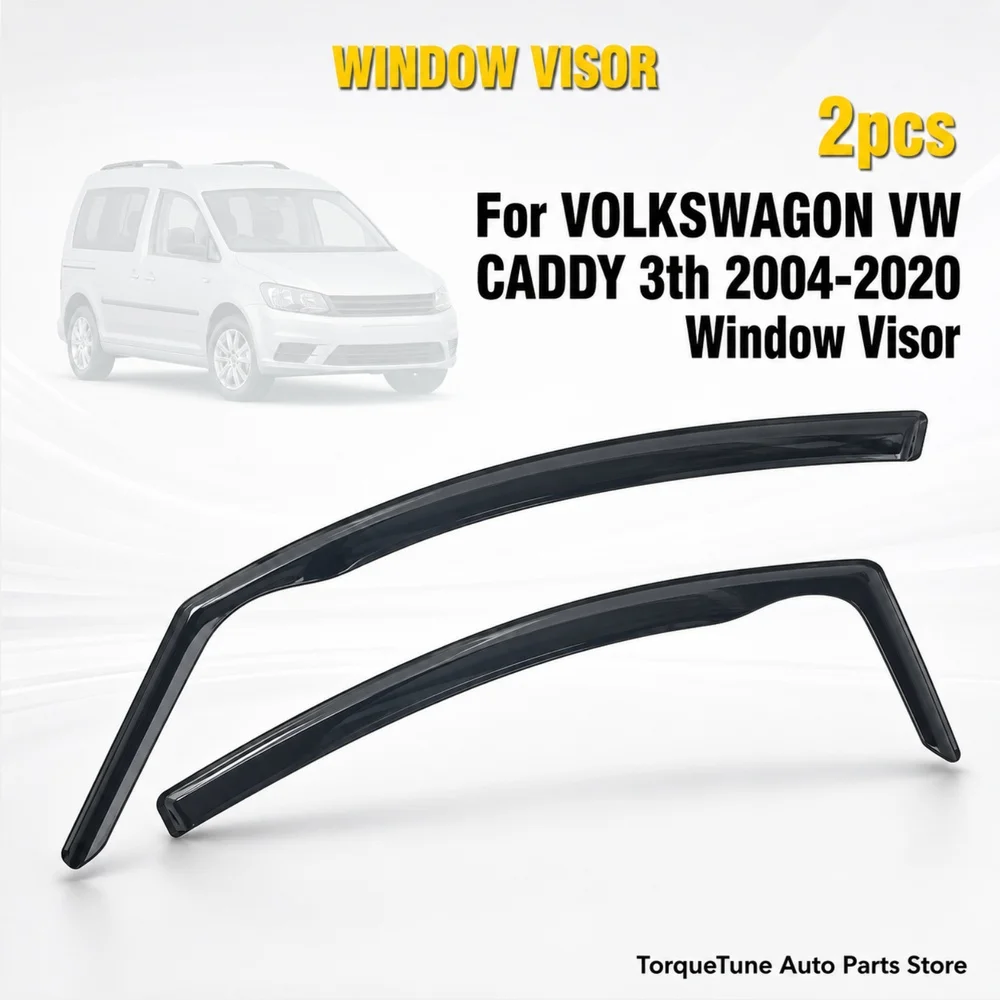 Ветровики In Channel Rain Guards Premium для окон, дефлекторы для VOLKSWAGEN VW CADDY 3-го поколения 2004-2020, внутренние вентиляционные козырьки (art.: 3920dc2d7f92b) - 3920dc2d7f92b