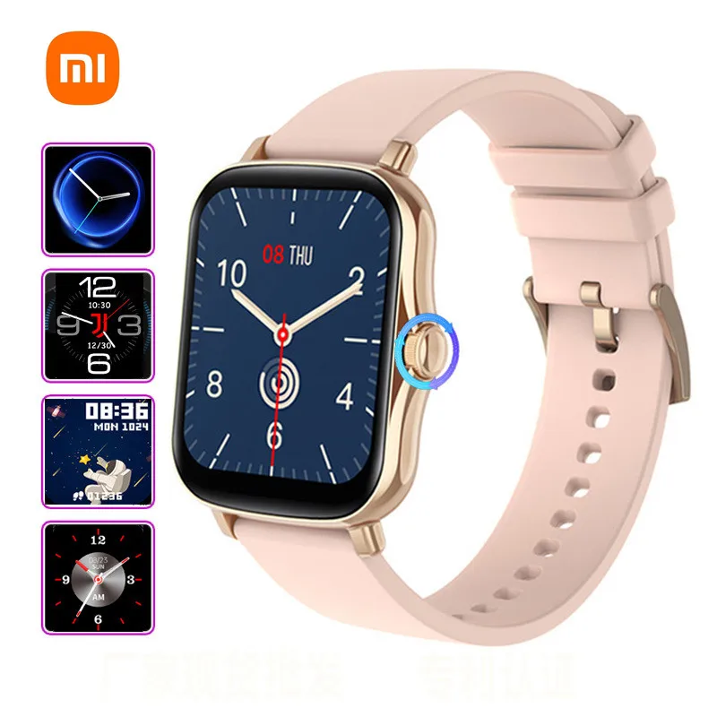 

XIAOMI 2022 New Women Smart Watch Men 1.75‘’ Full Touch Screen Heart Rate Blood Pressure Bluetooth Call Smartwatch for Children