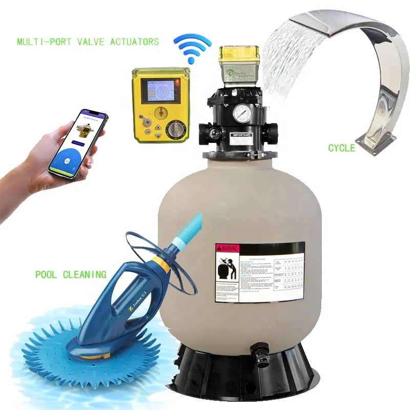 

ASTALPOOL Multiport WiFi Automatic Backwash Valve Actuator Smart Backwash Sand Filter