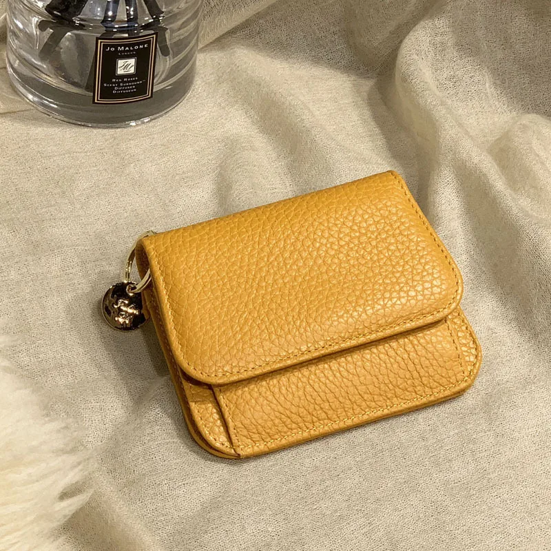 Cute Leather Women Wallet Small Zipper Coin Wallet Female Short Leather Women Purse Card Money Bag Gift for Women Girl