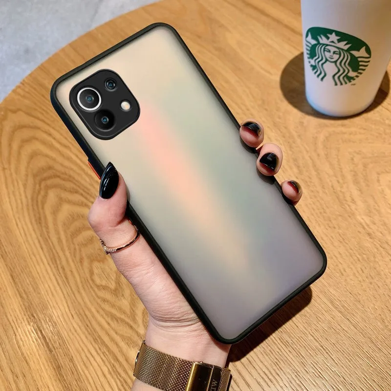 Cover For Xiaomi Mi 11 Lite Case Candy Color Camera Protection Skin Touch Soft Phone Case For Xiaomi Mi 11 Lite Ultra Mi11i Pro