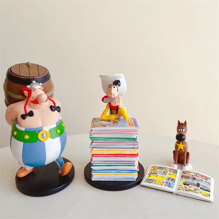 

35cm gift box 1500gram Asterixs and Obelixs Brickheadz action figure toy lucky luke kids Astérix Gaul Hero Adventures model