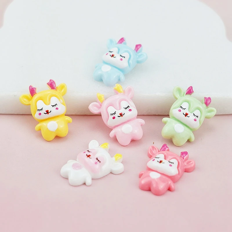 

20 шт. 3D милый мультяшный олень Стразы для ногтей драгоценные камни блеск DIY искусство ювелирные изделия аксессуары