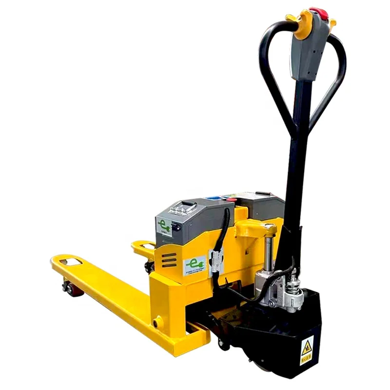 

Powered Hydraulic Pallet Jack 1500kg Capacity Full Electric Pallet Truck