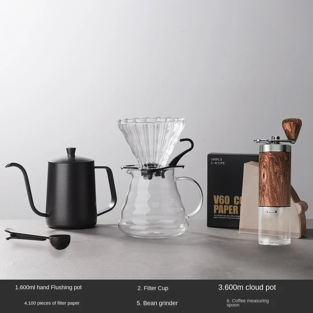 

4-10 шт., набор для приготовления кофе в дикой природе