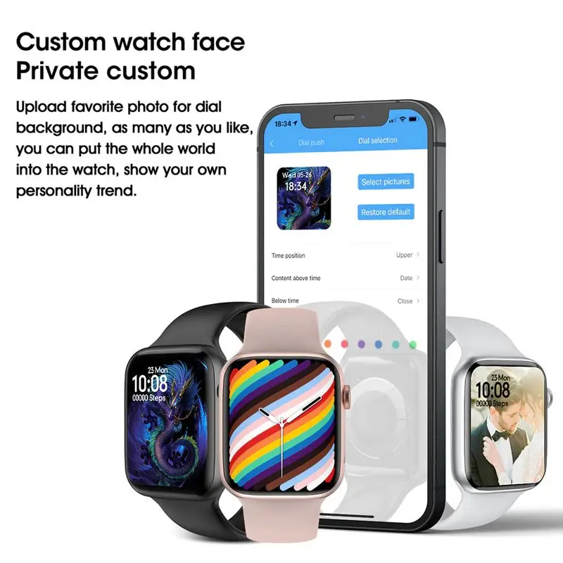 Смарт-часы Lucky ANGEL P7 Max 1 82 дюйма Bluetooth для мужчин и женщин | Электроника