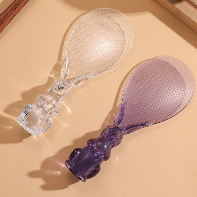 

Домашняя ложка из пшеничной соломы, с кроликом, может стоять, лопата для риса, рисоварка, рисоварка, ложка для риса, креативная антипригарная...