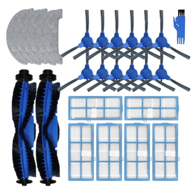 

Mop Cloth HEPA Filter Side Brush For Proscenic 850T Vacuum Cleaner Main Roller Brushes Mopping Pad Rags Replacement