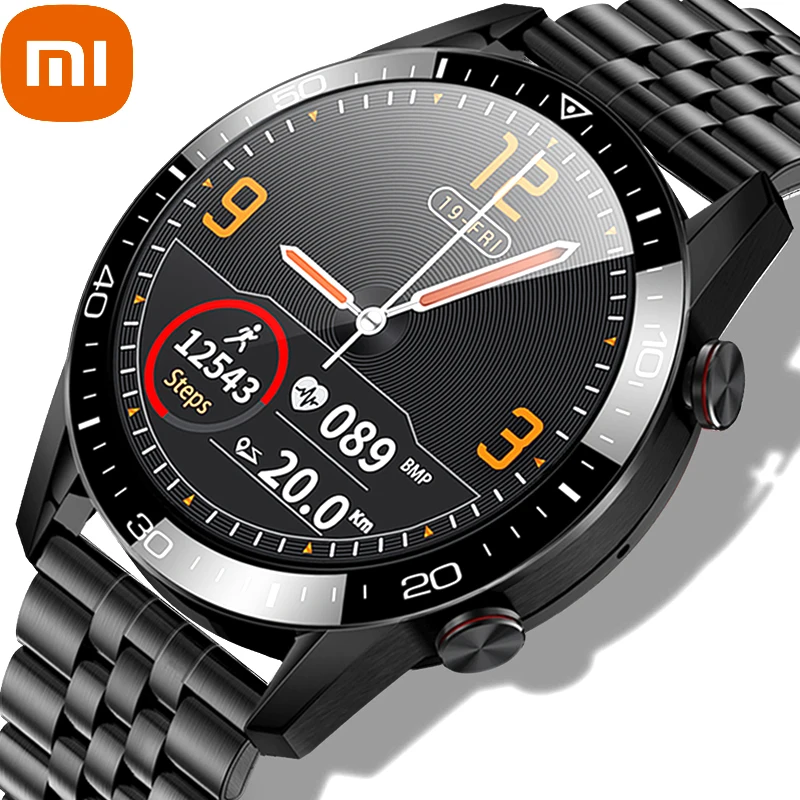 

xiaomi New Fashion Smartwatch Bluetooth Call Sport Men's Watch Heart Rate Monitoring Music Control Waterproof Smart Watch Man
