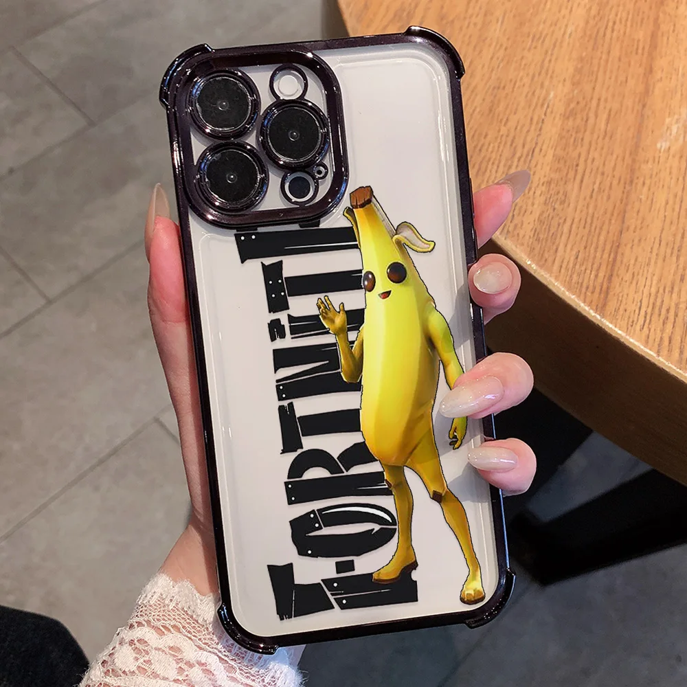 Фото Горячая новинка: Чехол для телефона Game Hot F-Fortnites Plating для Samsung A37 A57 A07 A36 A16 A35 A55 A25 A26 A05s A15 A54 A34 A24 A14 A05 A04 4G 5G №3