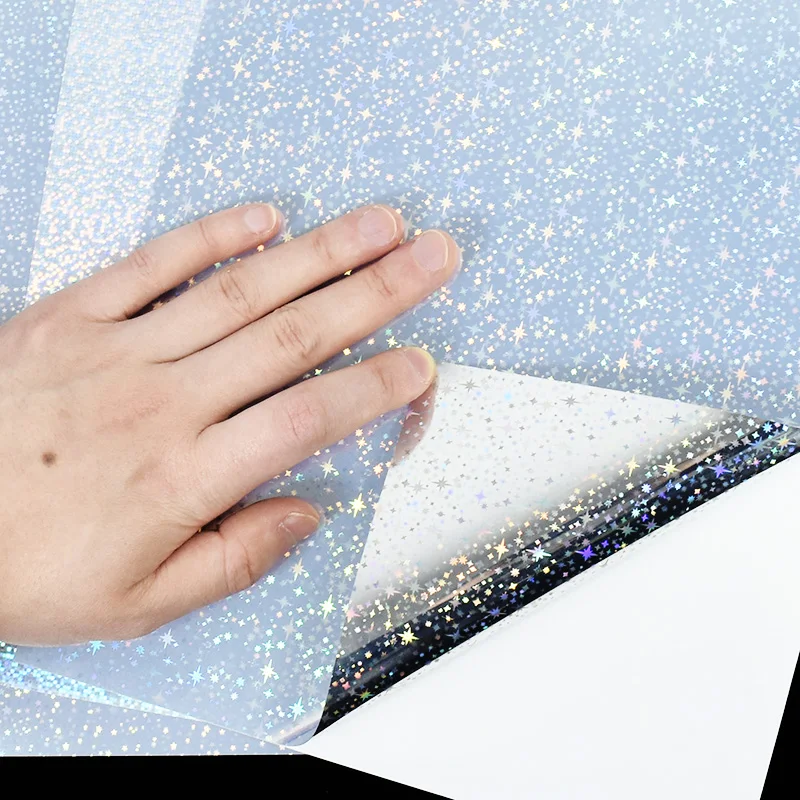 Лазерная голографическая самоклеящаяся наклейка 5 листов