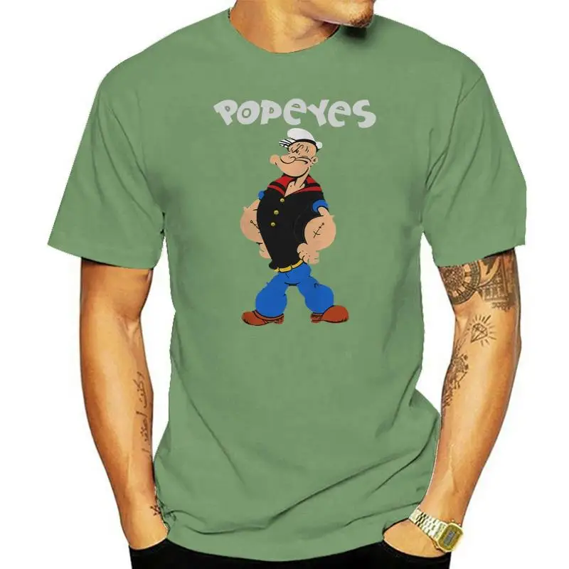 

New Stylefunny T Shirts Popeyes 2022 Fashion Tshirt Men T Shirt Loose Cotton T-shirts For Men Cool Tops T Shirts