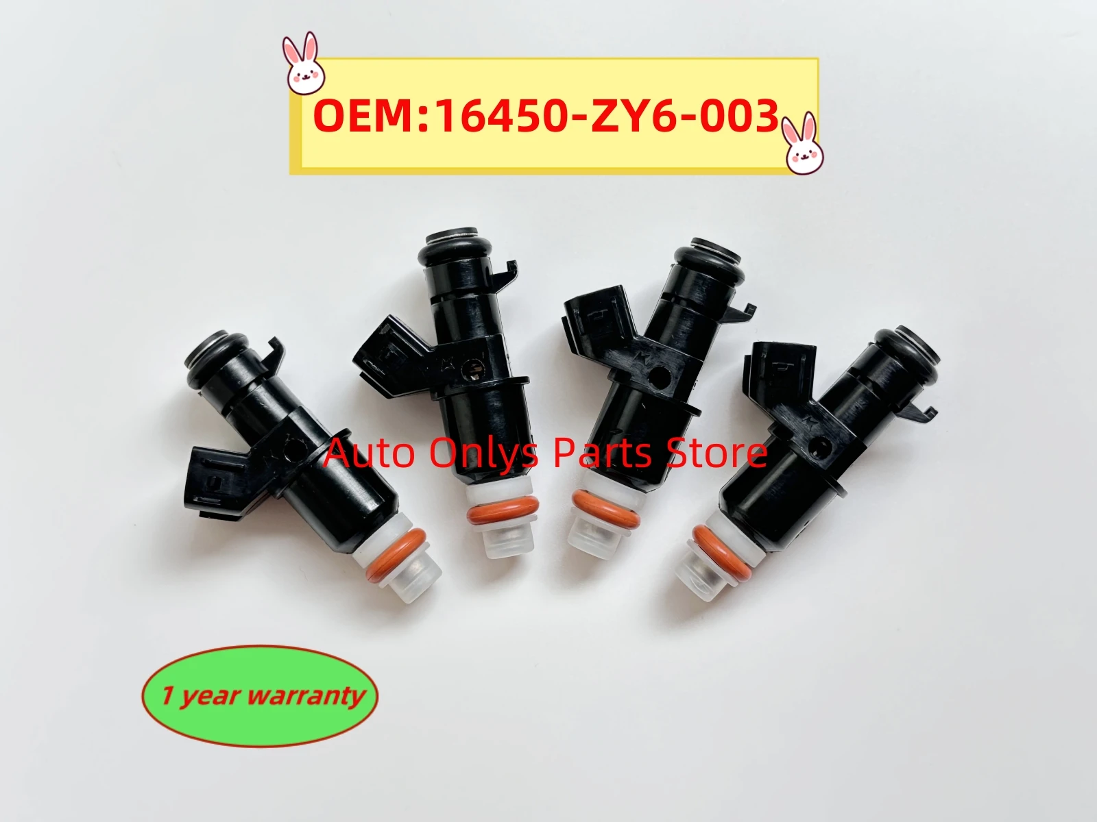 Фото 4 шт. 16450-ZY6-003 Высококачественные автомобильные аксессуары 16450ZY6003 Топливная форсунка подвесного двигателя для HONDA BF135 BF150 BF225 BF250 №1