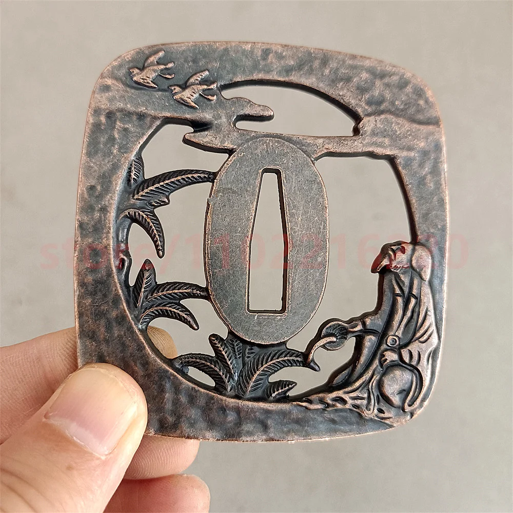 Защитная накладка из сплава Tsuba для японской реальной детской фурнитуры хороший