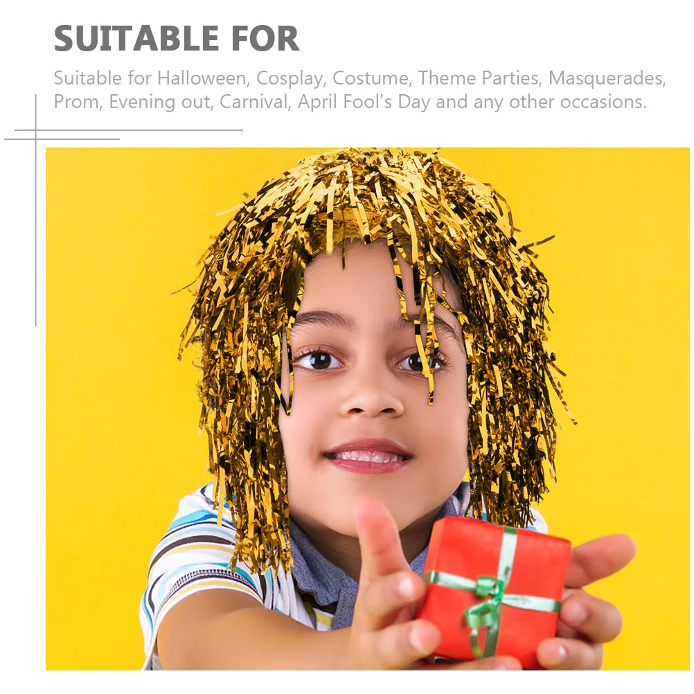 Парики для маскарада с дождем 5 шт. украшение волос красочный женский накладной