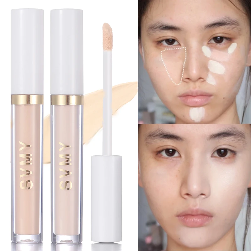 

Liquid Concealer Modify Skin Tone Moisturizing Concealer Foundation Cream Cover Acne Spots Dark Circles 4 Colors Concealer Stick