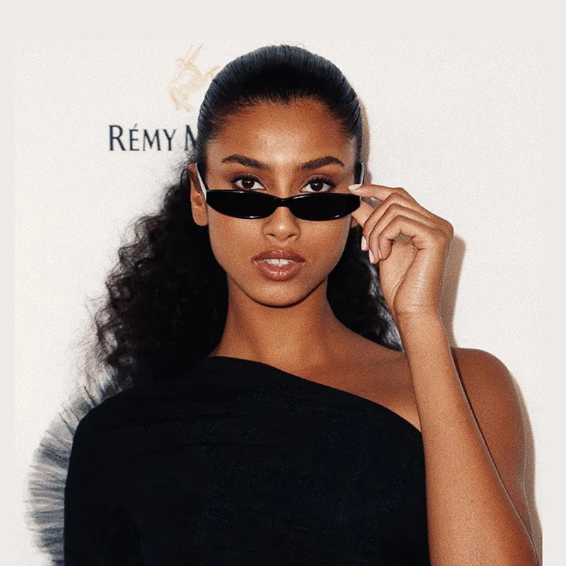 Солнечные очки в прямоугольной оправе женские винтажные солнцезащитные