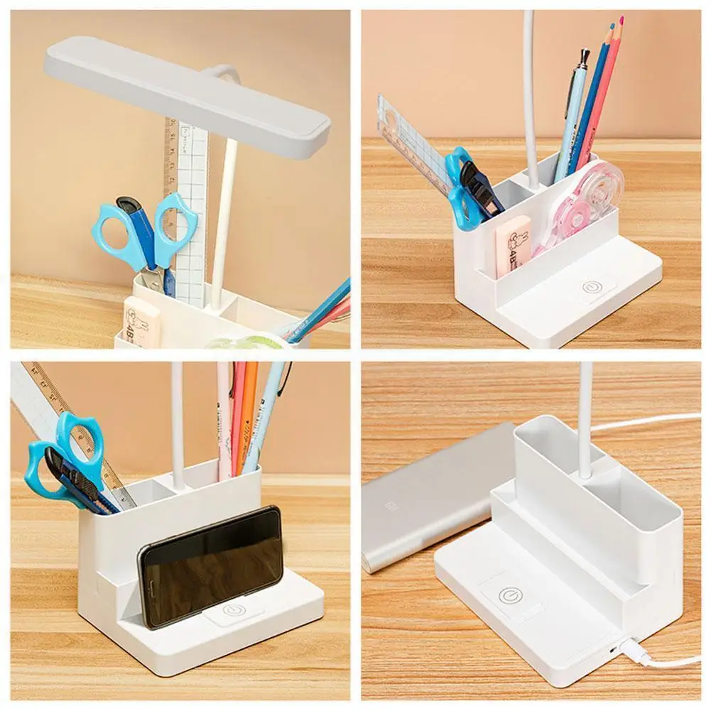 

Student Reading Lamp Led Dimmable Reading Desk Lamp Lamp Flexible Night Light Table Bedside Study Eye P6q4