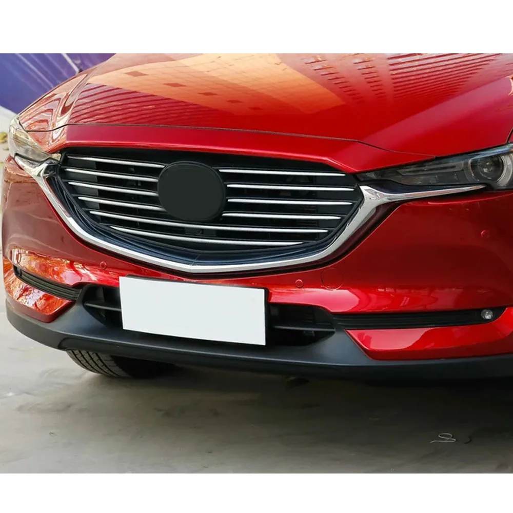 Для Mazda CX8 CX-8 2017 2018 2019 2020 2021 чехол для кузова автомобиля ABS Chrome Racing накладка на