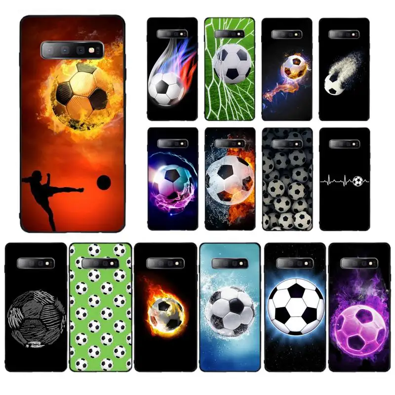 

MaiYaCa football soccer ball Phone Case for Samsung S10 21 20 9 8 plus lite S20 UlTRA 7edge