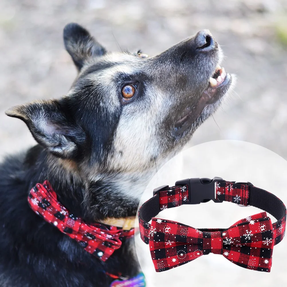 

Pet Collar with Christmas Pattern Printed for Pet Cat Dog Adjustable Nylon Collar Personalized Collars for Your Pets Size XS