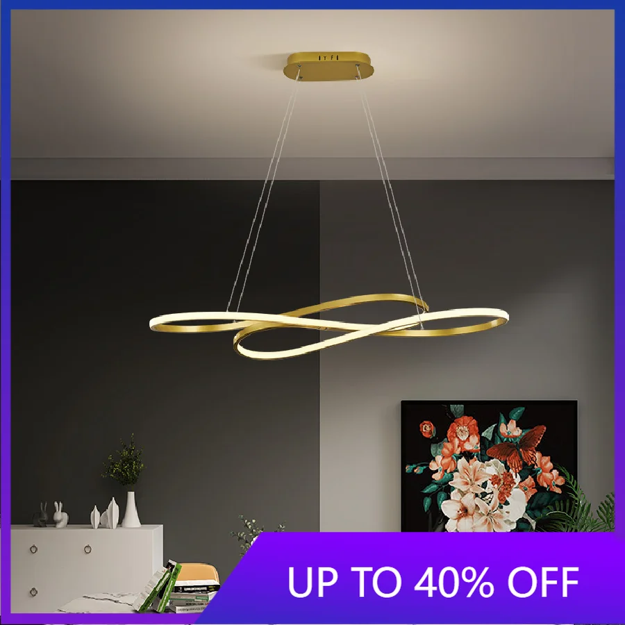 

Modern LED Living Dining Room Chandelier Lamp Suspension Luminaire Suspendu Chandeliers Lighting Lamp de techo colgante