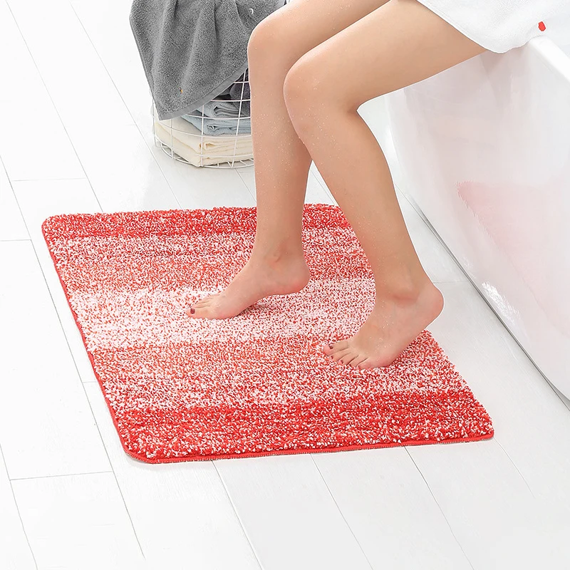 

European Style Snow Ornament Simple Carpet Living Room Doormat Bathroom Absorbent Floor Mat Kitchen Non-slip Household Carpet