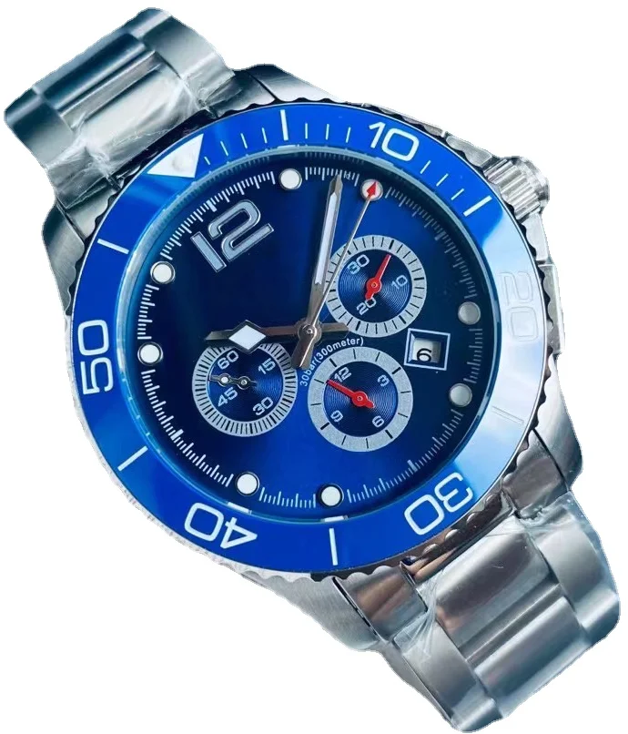 

Мужские механические часы черный синий керамические автоматические