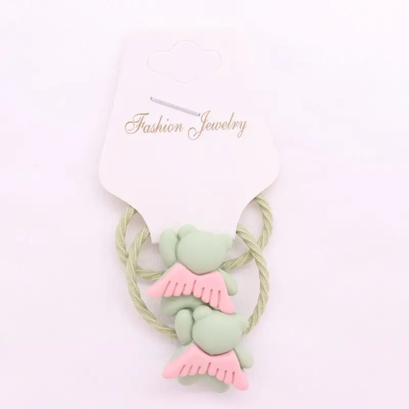 2 шт./компл. мультяшный красочный аксессуар для волос с изображением медведя