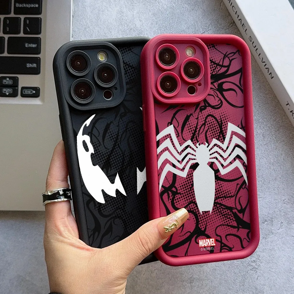Venom Spider-Man Cool Phone Case For vivo V40 V30 V30e V29e V29 V27 V27e V25 V20 V21 X100 X90 X80 X70 S1 Pro 4G 5G Cover