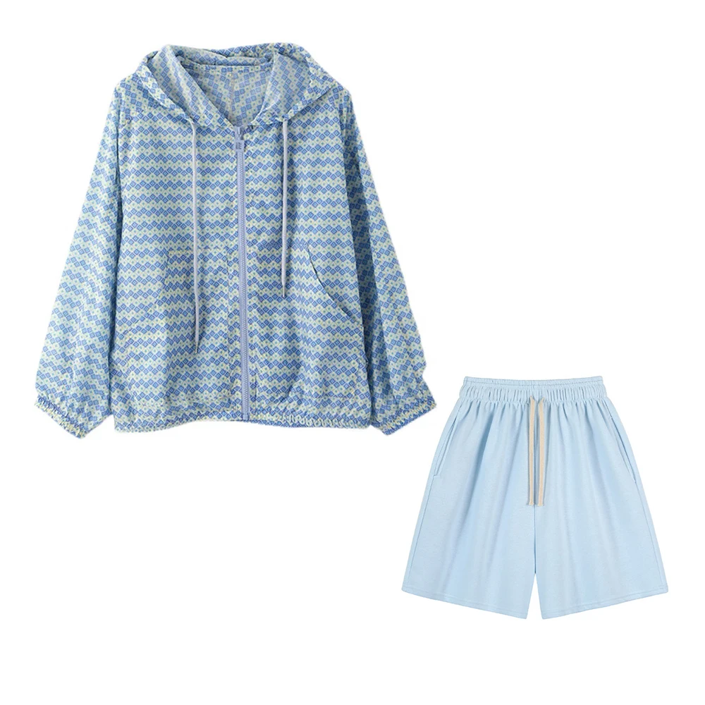 

MS Women Short Parka Pajama Style Shorts #wfms6386