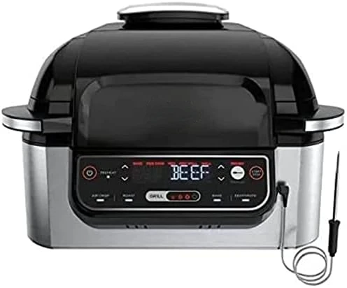 

5-in-1 Indoor Grill with Integrated Smart Probe, 3.9 L (4 qt.) Air Fryer