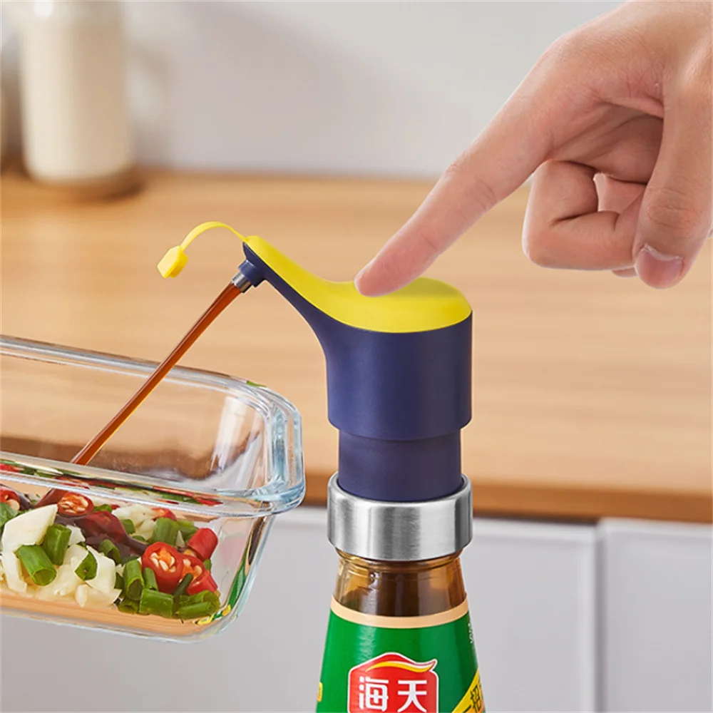 

Syrup Bottle Nozzle Pump Durable Plastic Push-type Pressure Oil Sprayer Liquid Dispenser Bottle Head Replacement Nozzles Kitchen