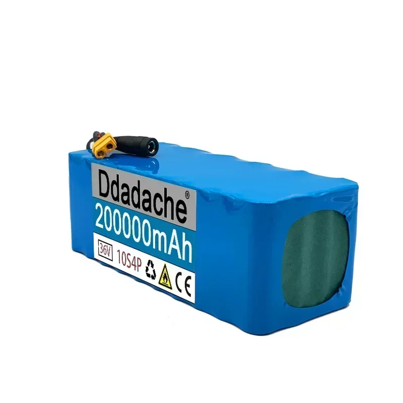 100% оригинальный новый 36 В 10s4p 200 Ач 20000 Вт 18650 литиевый аккумулятор для велосипеда с