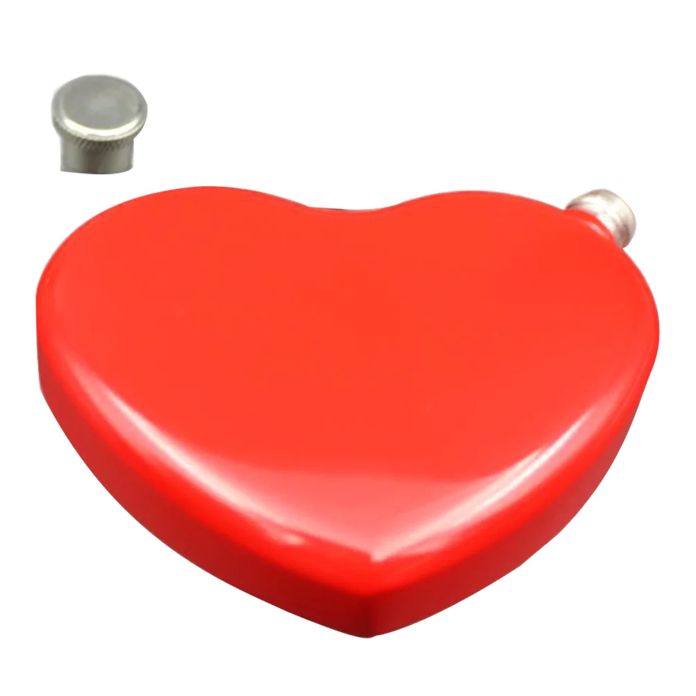 

Flask Hip Bottle Camping Winewater Steel Portable Stainlesswhiskey Outdoor Pocketbeer Heart Bar Gym Bottles Flat Small Travel
