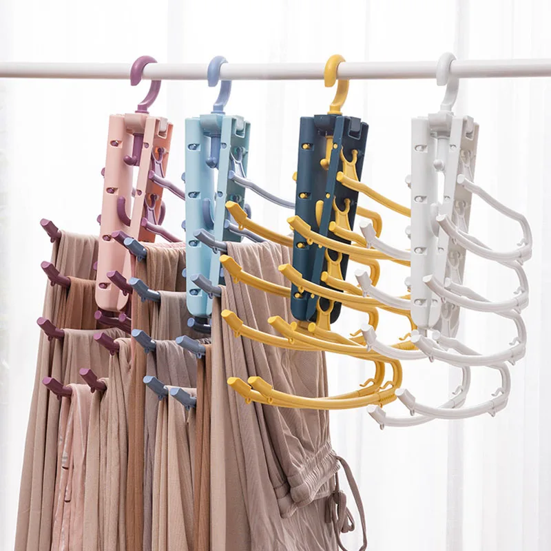 

Складная пластиковая вешалка для брюк, вешалка для брюк, хранение одежды