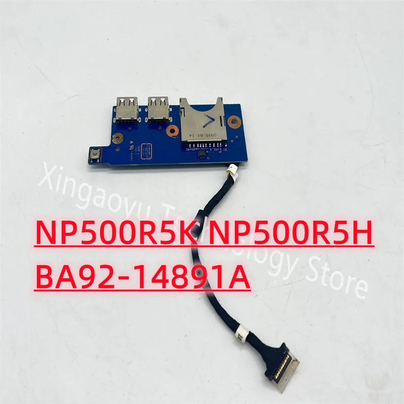 

Original For Samsung 500R5K 500R5H NP500R5K NP500R5H USB SD Reader Power Switch Board BA92-14891A 100% OK Free Shipping