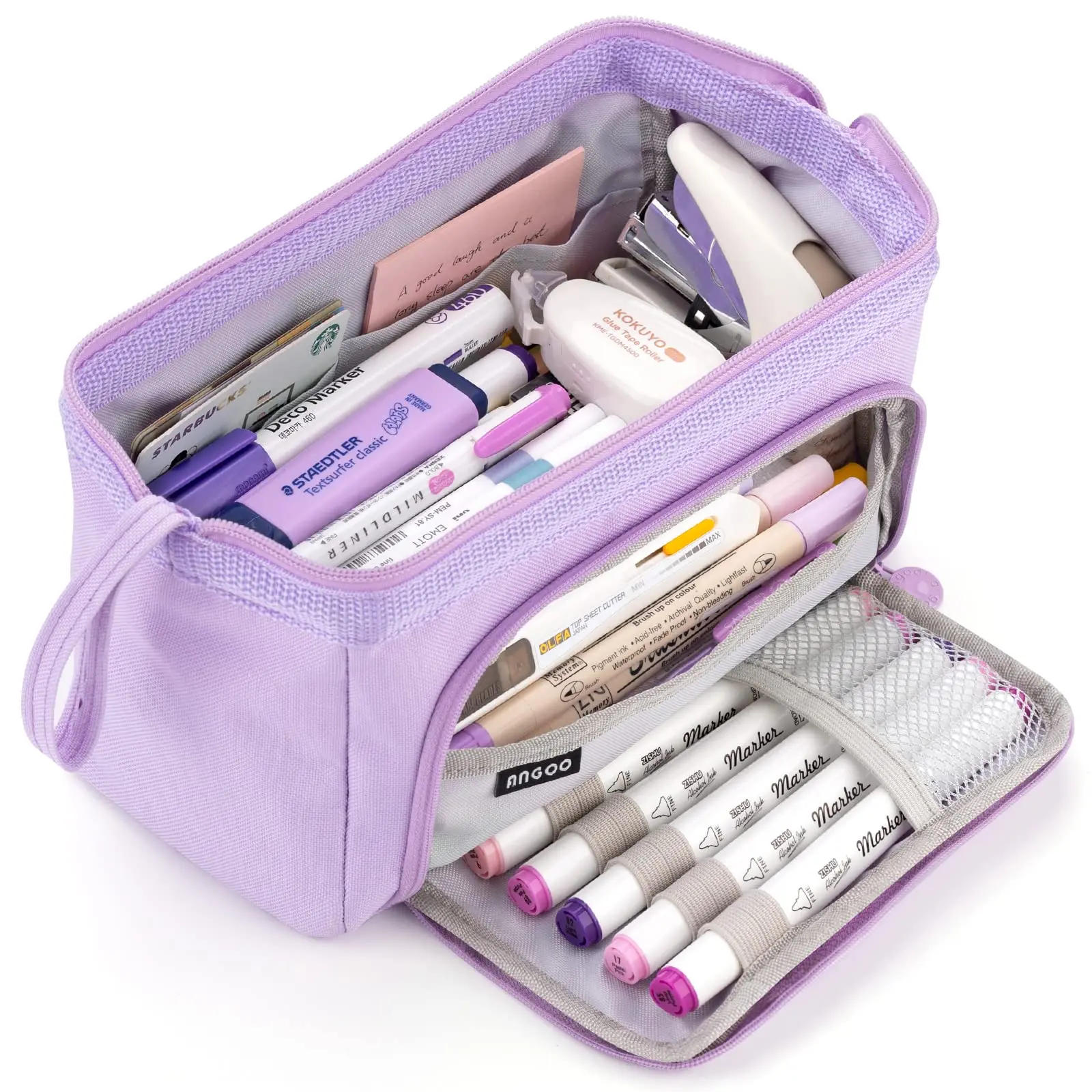 Case Large Capacity Kawaii Cosmetic Bag Cute Pouch Box Back To School Supplies Korean Japanese Stationery