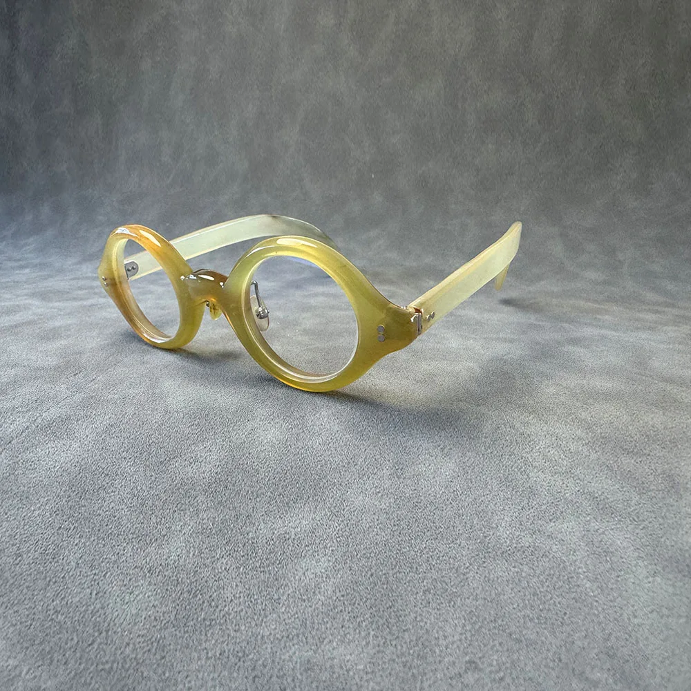 Очки в стиле ретро маленькие круглые уникальные очки ручной работы из